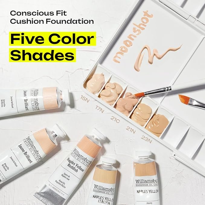 MOONSHOT KOREA Conscious Fit Cushion Foundation Medium Coverage,