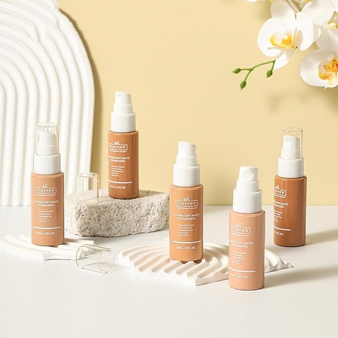 Flawless Matte Liquid Foundation Makeup, Vegan & Cruelty-Free, (04, ) 30ml