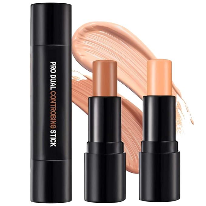 Double-End Contour Highlighter Stick Contour Stick, Face Highlighter,