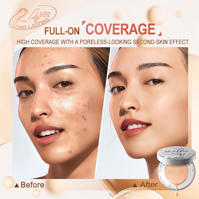 SACE LADY Oil Control BB Cushion Foundation, Full (#03, 0.) 42Oz