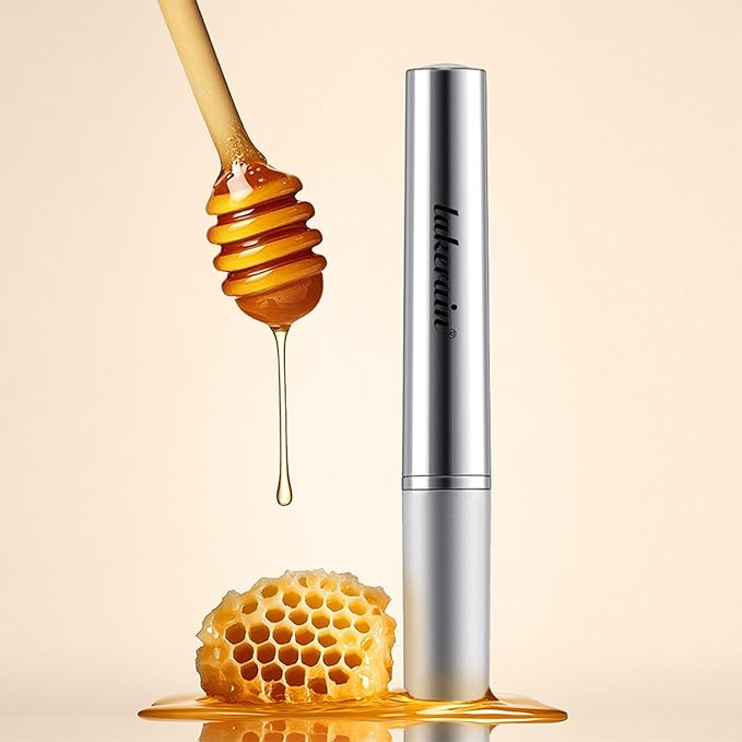 Honey Lipstick Tinted Lip Balm - Sheer Hydrating Lipstick for All Skin Tones - Moisturizing Lip Color, Nourishing Lip Balm with a Hint of Natural Black Cherry Tint