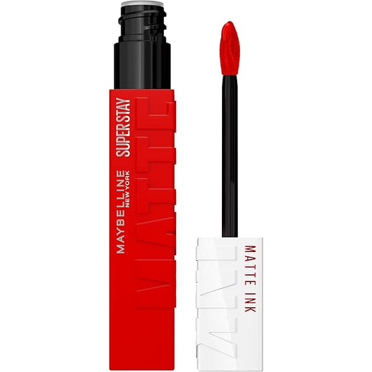 Maybelline Super Stay Matte Ink Liquid Lipstick Makeup, Long Lasting High Impact Color, Up to 16H Wear, Dancer, Brick Red, 1 Count, Packaging May Vary