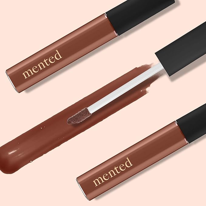 Mented Cosmetics Lip Gloss Bundle | Vegan, Paraben-Free, Cruelty-Free Gloss Topper | Long Lasting and Moisturizing Lipgloss (#1 Cran & Send Nudes)