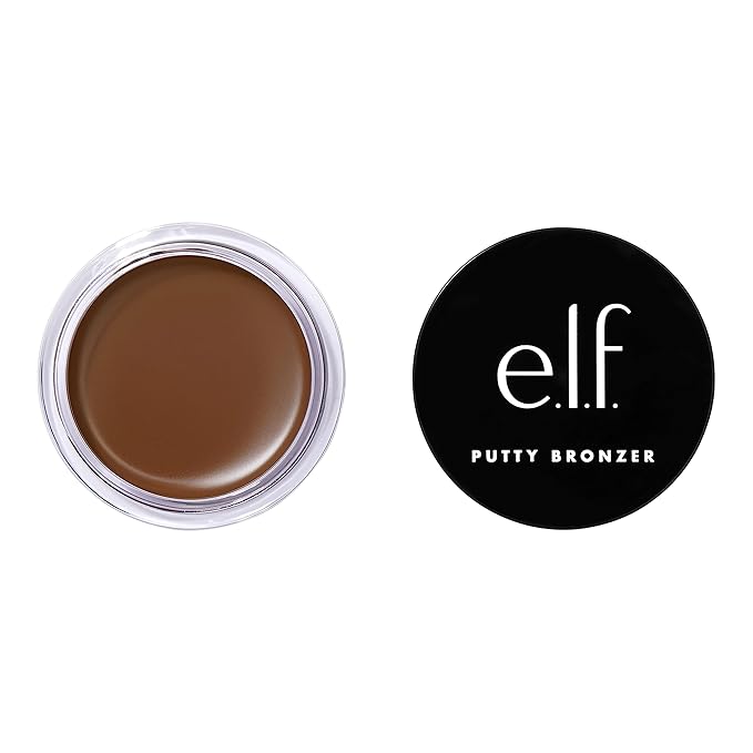 e.l.f. Putty Bronzer, Creamy & Highly Pigmented Formula, Sun Kissed, 0.35 Oz
