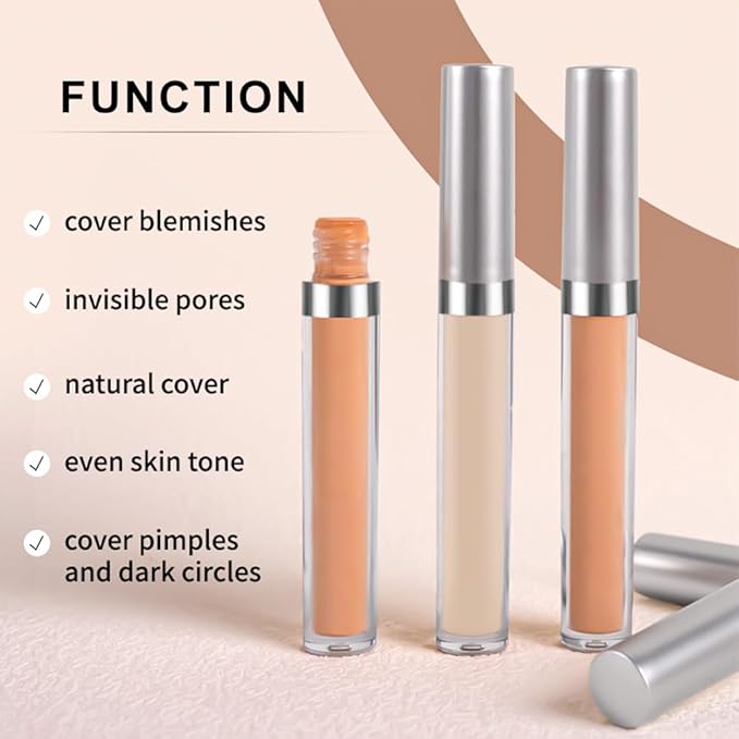 Kaely 2Pcs Hydrating Concealer Wand,Full Coverage Liquid under