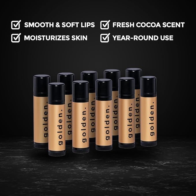 Golden Grooming Co. Lip Balm Set Vanilla