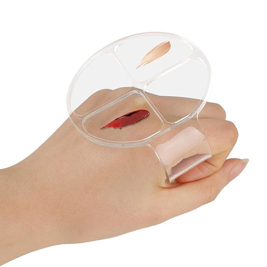 2 Pcs Makeup Hand Palette Foundation Palette Foundation