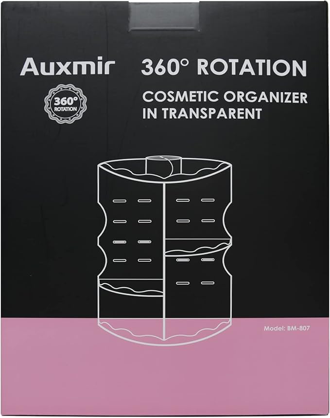 Rotating makeup organizer, 360 spinning