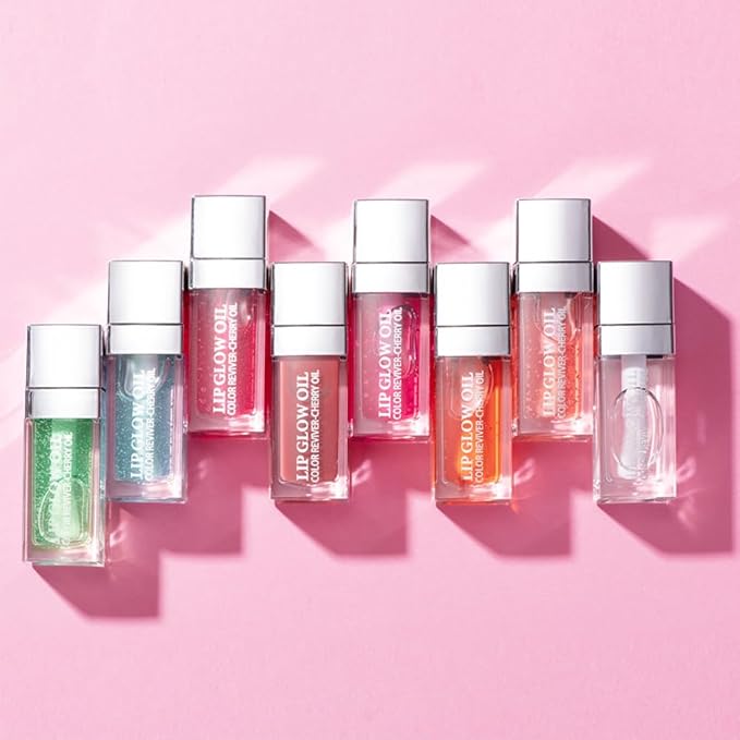 GECOMO Moisturizing Lip Oil,No-Sticky Lip Gloss Lip Balm Lip Care,Fruit Flavoured Lip Oil For Dry Lip's Moisturizing Hydrating And Nourishing (006#BERRY) 0.2 OZ