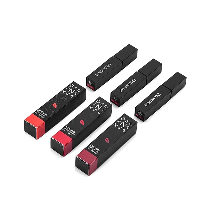 Lip Gloss Oil Set,3 Colors Hydrating Lip Oil,Long lasting Non-sticky,Nourishing Tinted Lip Plumper Gloss (Warm Peach,Summer Berries, Buring Flame)