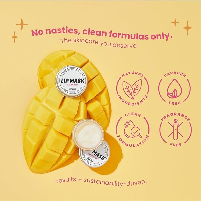 100% Natural Lip Scrub, Vegan Conditioning Gift