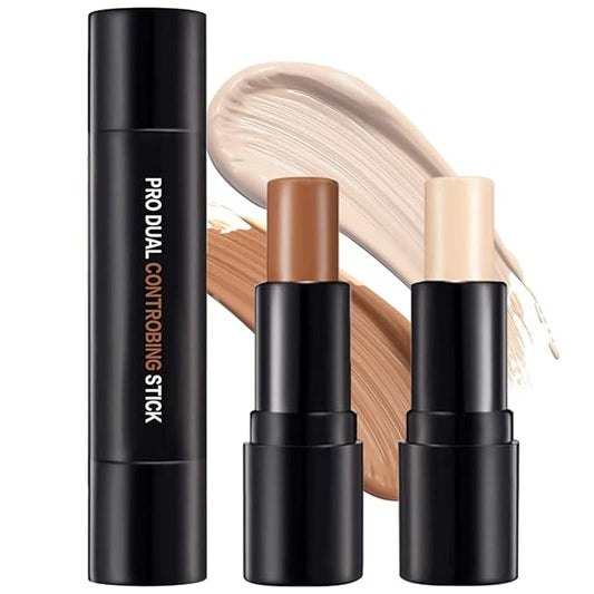 Double-End Contour Highlighter Stick, Face Contour Makeup Contouring