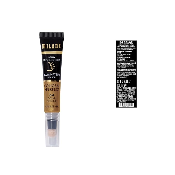 Milani Conceal + Perfect Liquid Highlighter for Added - Solar