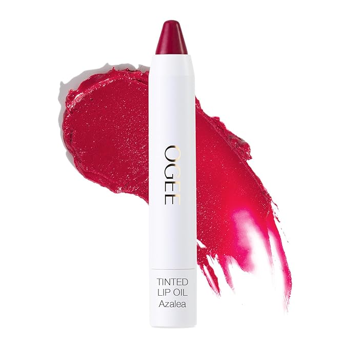 Ogee Tinted Sculpted Lip Oil, Azalea