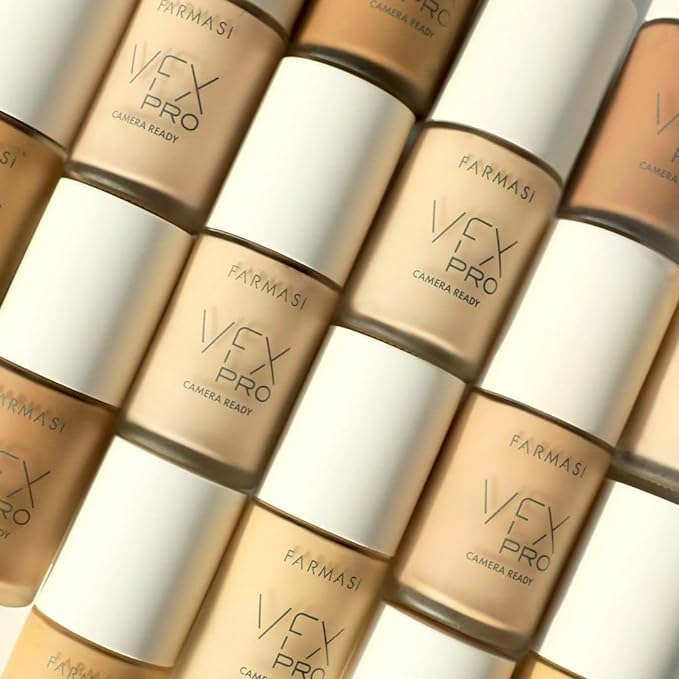 FARMASi Vfx Pro Foundation, Full Coverage Liquid Cream, Dark 17 30 ml