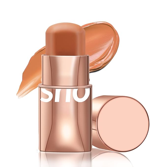 Boobeen Cream Blush Stick for Cheek Makeup, Multi Creamy Formula