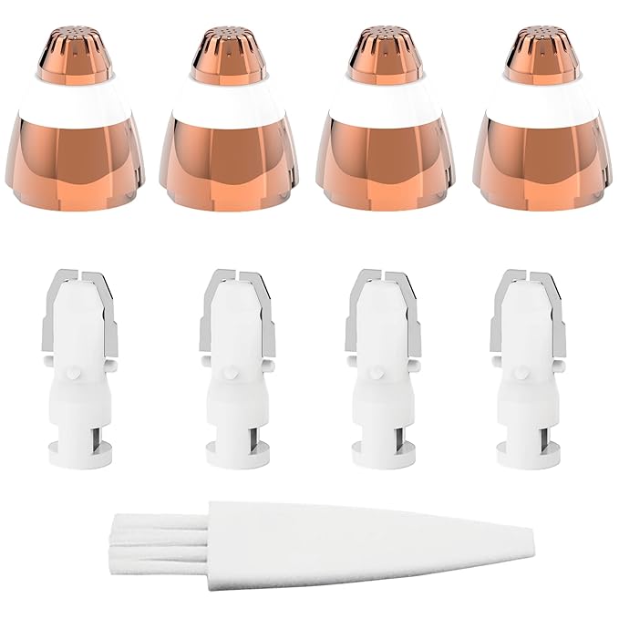 Eyebrow Hair Remover Replacement Heads for Finishing Touch Flawless Facial Hair Remover,Painless Replacement Blades for Flawless Brows Hair Removal,with Cleaning Brush,As Seen On Tv(4 Count).