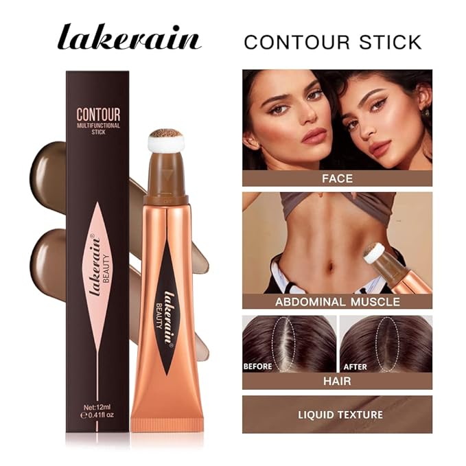 Liquid Contour Beauty Stick, Contour Stick, Bronzer Stick,Multi-Function
