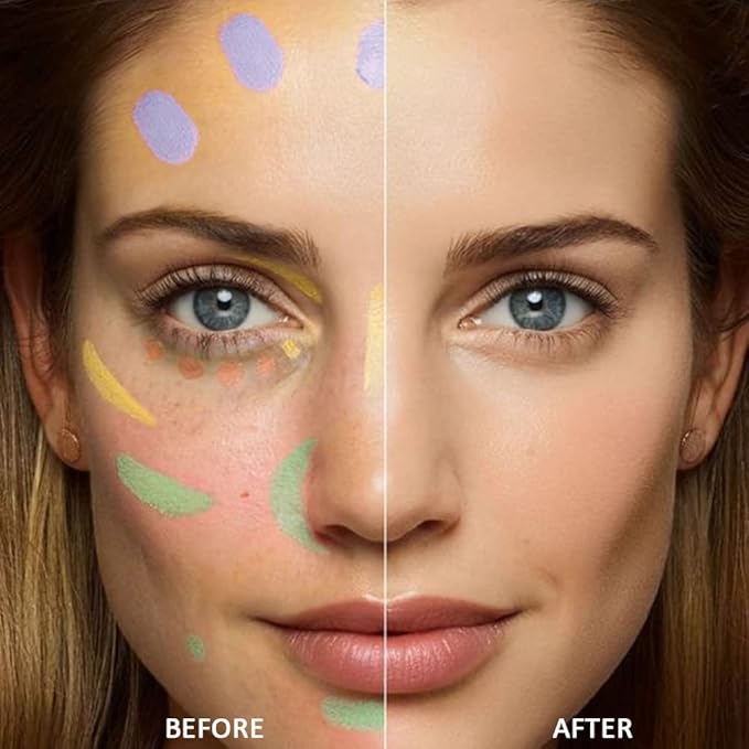 evpct 6 Colors Conceal Correct Cream Contour Makeup Covers redness