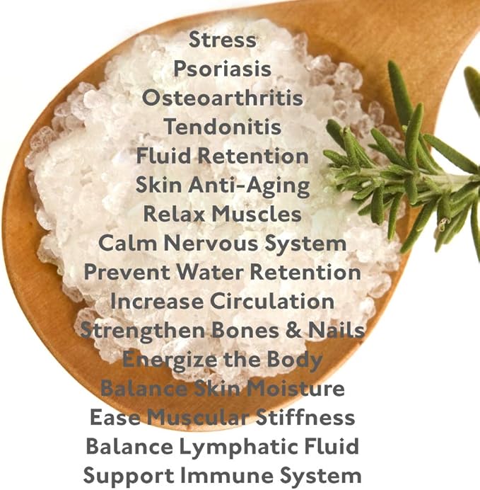 Muscle Soothing, 100% Pure Active Dead Sea Mineral Salts, Eucalyptus, for Eczema, Psoriasis and All Skin Types, Natural, Therapeutic, 2.5 Oz (Pack of 6)…