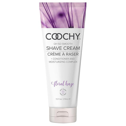 Coochy Intimate Shaving Cream | Shave Conditioner & Moisturizer for Face & Body | Ideal for Sensitive Skin Care, Anti-Bump | Floral Haze, 7.2 oz