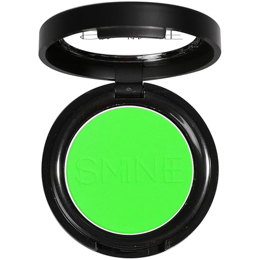 IS'MINE Single Green Matte Eyeshadow Powder Palette High Pigment, Longwear, Intense Color Best Green Eyeshadow