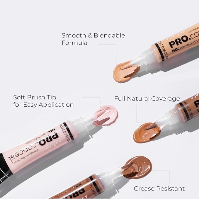 L.A. Girl Pro Conceal HD Concealer, Warm Honey, 0.28 Ounce