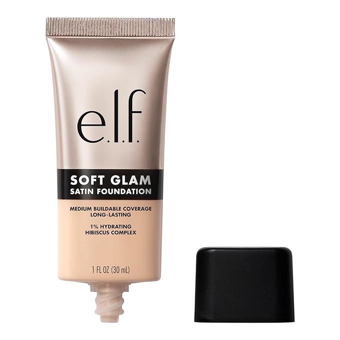 e.l.f. Soft Glam Foundation, Medium Coverage, Long-Lasting & Light Cool