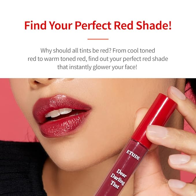 ETUDE Dear Darling Water Gel Tint (#ORrapefruit Red)(21AD) 203 G