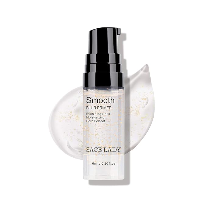 Waterproof Full Coverage Concealer With Primer Sponge Set, Light Natural)