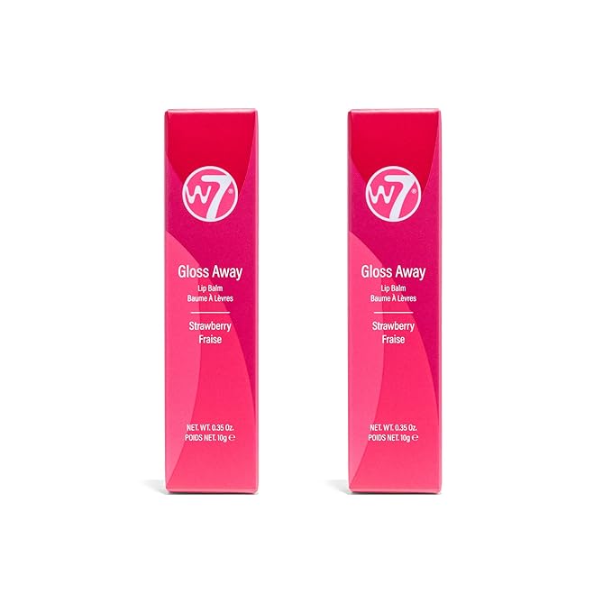 Wloss Away Lip Balm - 2 Piece Set - Strawberry 7 G