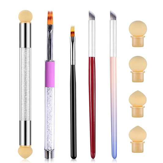5Pcs Ombre Nail Brush Nail