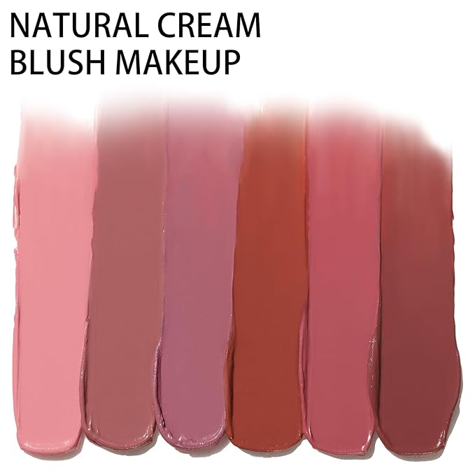 2Pcs Cream Blush Makeup Stick,Monochromatic Multi-Stick Face Blush for Cheek,Lip and Eye,Matte and Dewy Finish for Long Wearing,Easy Application.DITTO