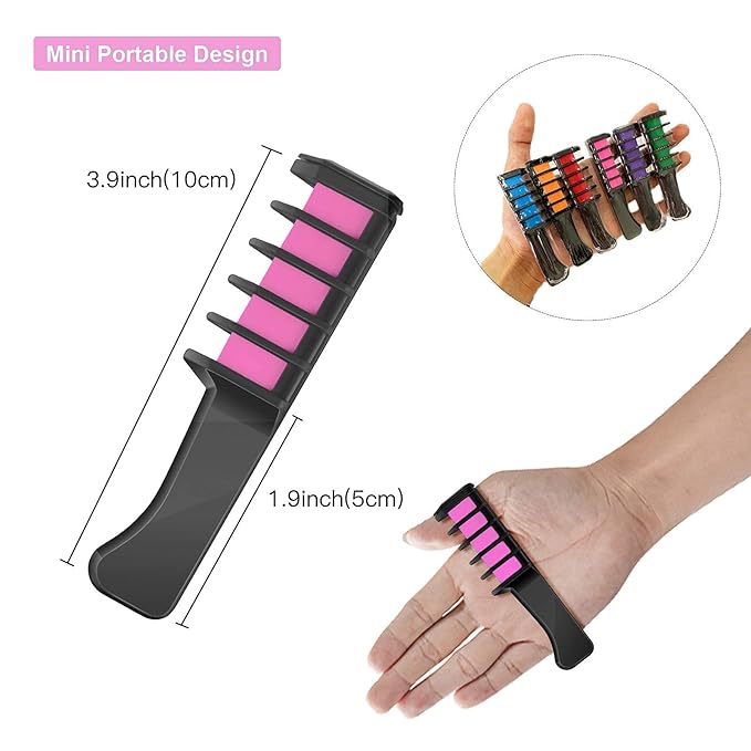 MSDADA 10 Color Hair Chalk