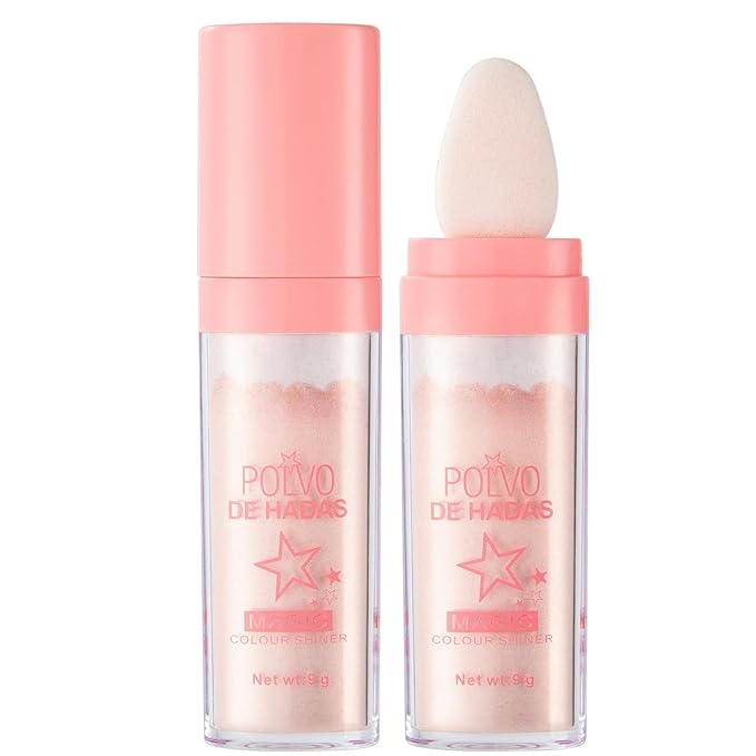 Polvo De Hadas Fairy Dust Highlight Patting Powder Fairy pink)