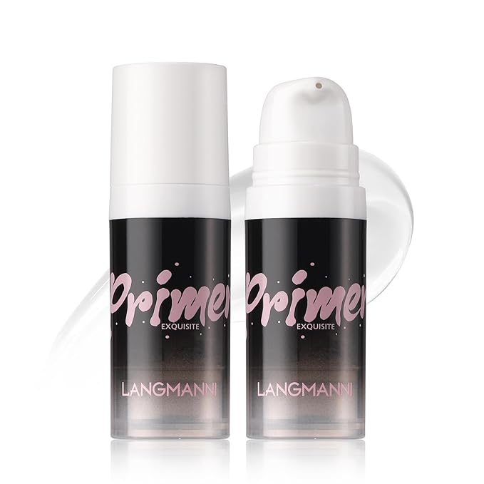 LANGMANNI Matte Grip Face Primer, Transparent Skin Perfecting Face