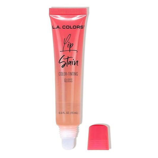 L.A. COLORS Lip Stain Color Tinting Gloss, Hello Melon CLG436