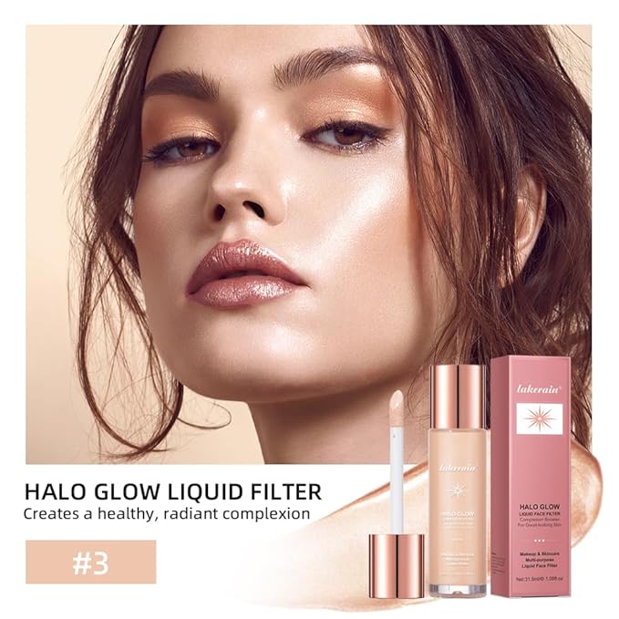 Halo Glow Liquid Face Filter, Complexion Booster For 1.06 OZ