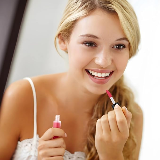 Clear Mini Lip Gloss Tube Empty Lip Balm Containers With Black Lid, 50 Pcs Clear Mini Lip Gloss Containers, 1.2ml/0.04oz Empty Cosmetic Sample Tubes with Black Cap