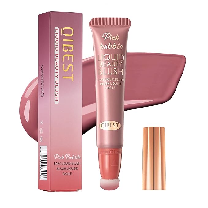 Liquid Blush Beauty Wand Matte Cream Blush Stick Plum Wine)