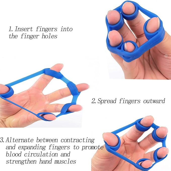 6pcs Finger Strength Trainers