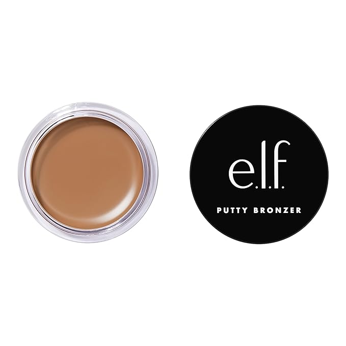 e.l.f. Putty Bronzer, Creamy & Highly Pigmented Formula, Tan Lines, 0.35 Oz