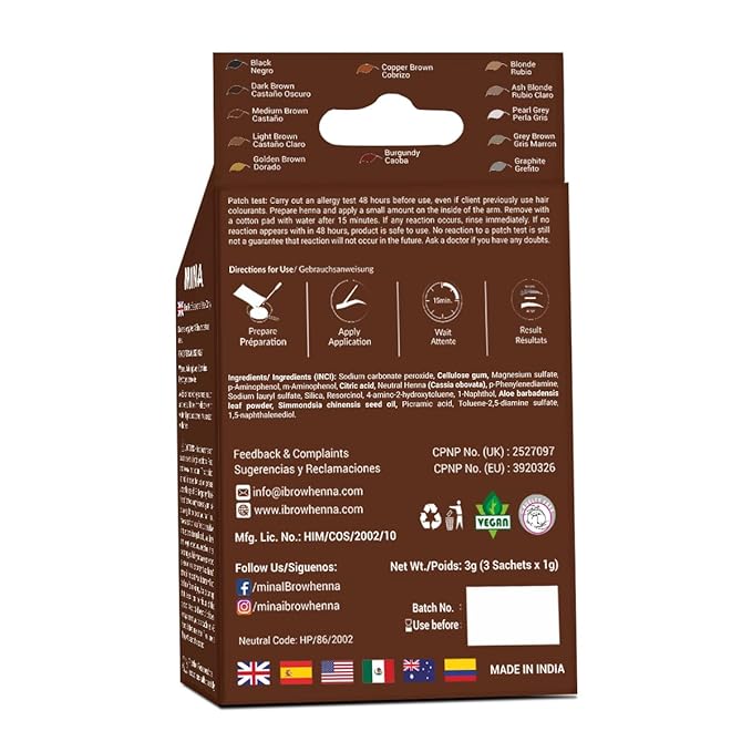 MINA ibrow Henna Medium Brown