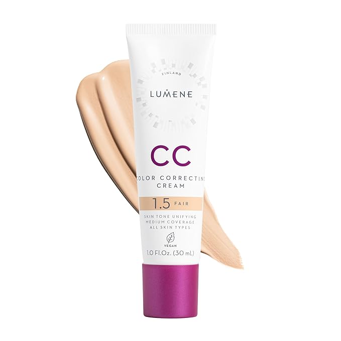Lumene Color Correcting CC Cream - Lightweight Foundation 1 fl oz