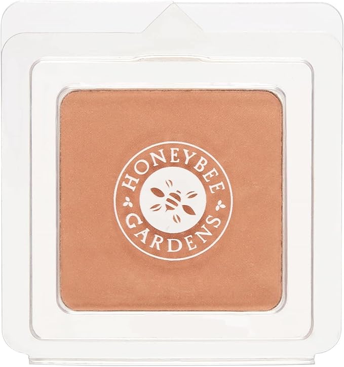 Honeybee Gardens Pressed Mineral Powder Foundation Refill, Montego, Vitamin E, 7.5g