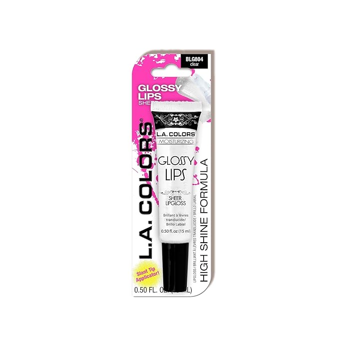 Glossy Lips Sheer Lipgloss (carded) BLG804 Clear Lips