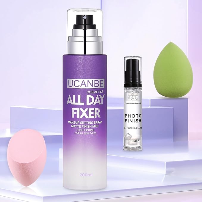 UCANBE Makeup Setting Spray + Face Primer +