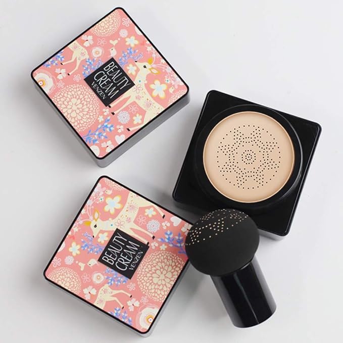 GL-Turelifes Mushroom Head Air Cushion Foundation CC Cream Concealer (BlanchedAlmond)