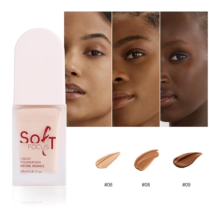 Full Coverage Foundation 10 Colors Natural Lightweight Smooth (Color 05)