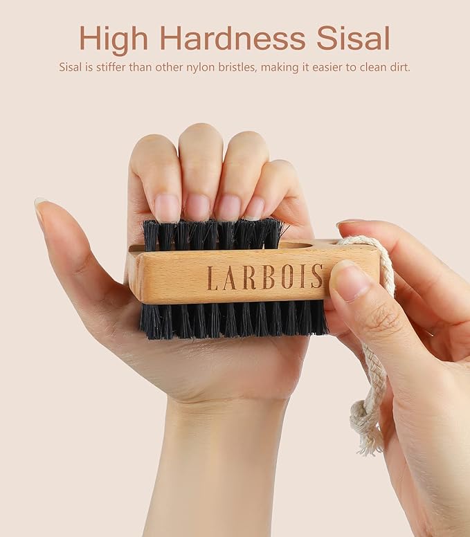 Nail brush for cleaning fingernails,